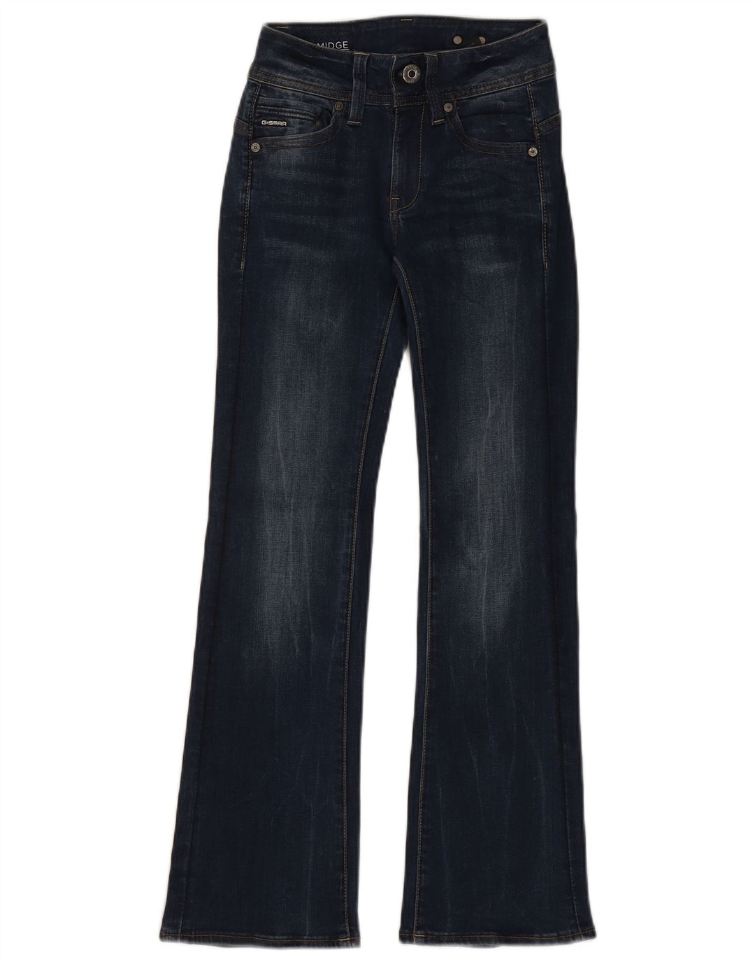 Jeans Bootcut Midge da donna G-Star W23 L28 cotone blu navy