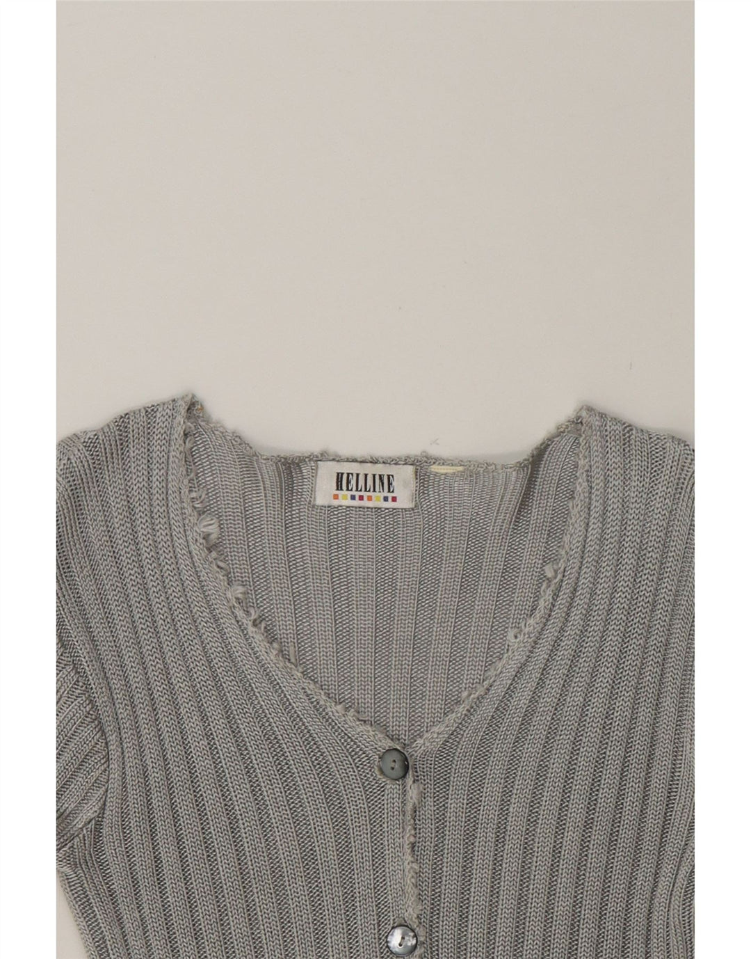 HELLINE Womens Cardigan Sweater UK 12 Medium Grey Vintage HELLINE and Second-Hand HELLINE from Messina Hembry 