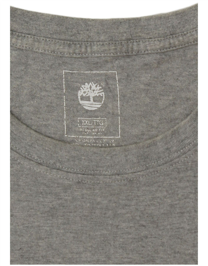 TIMBERLAND T-shirt grafica da uomo con vestibilità regolare 2XL Grigia