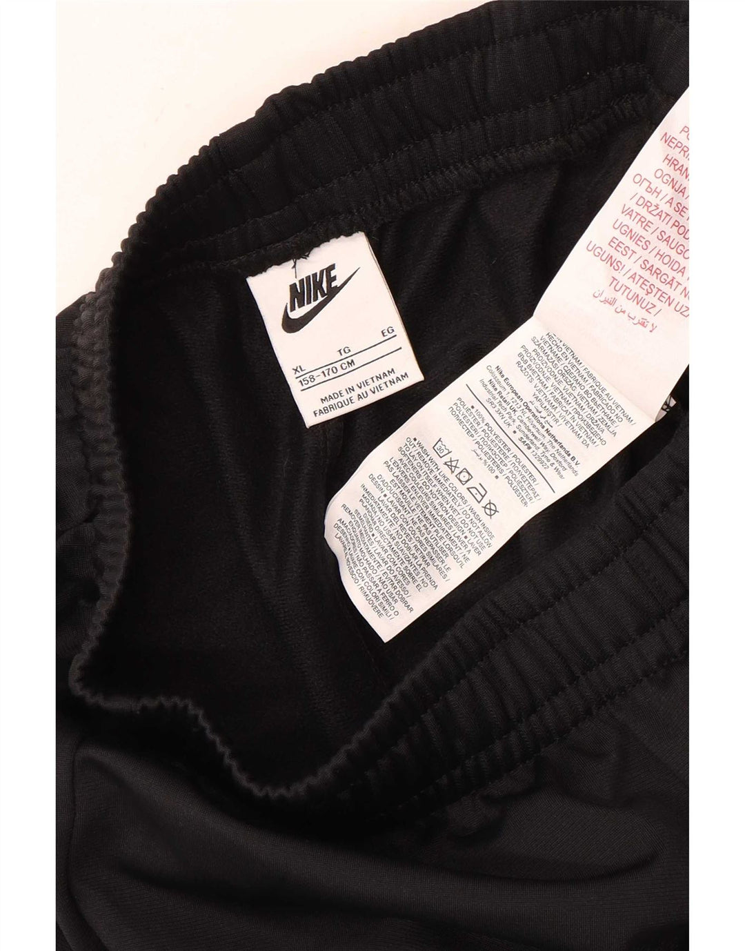 Pantaloni della tuta da ragazzo Nike 13-14 anni XL poliestere nero