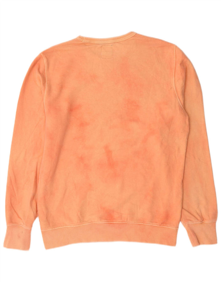 Felpa da uomo Superdry Jumper XL arancione Tie Dye Cotton