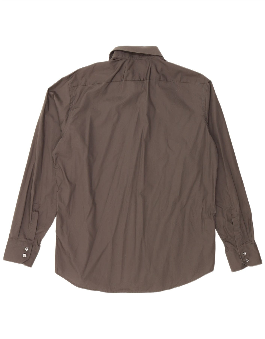 Camicia HUGO BOSS vestibilità regolare da uomo taglia 44 17 1/2 XL cotone grigio