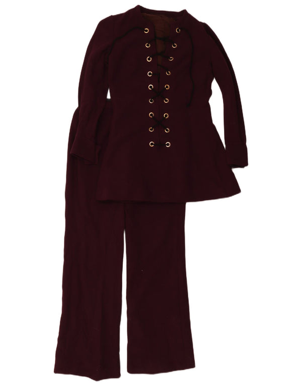 Abito vintage da donna in 2 pezzi IT 44 medio W24 L29 Viola