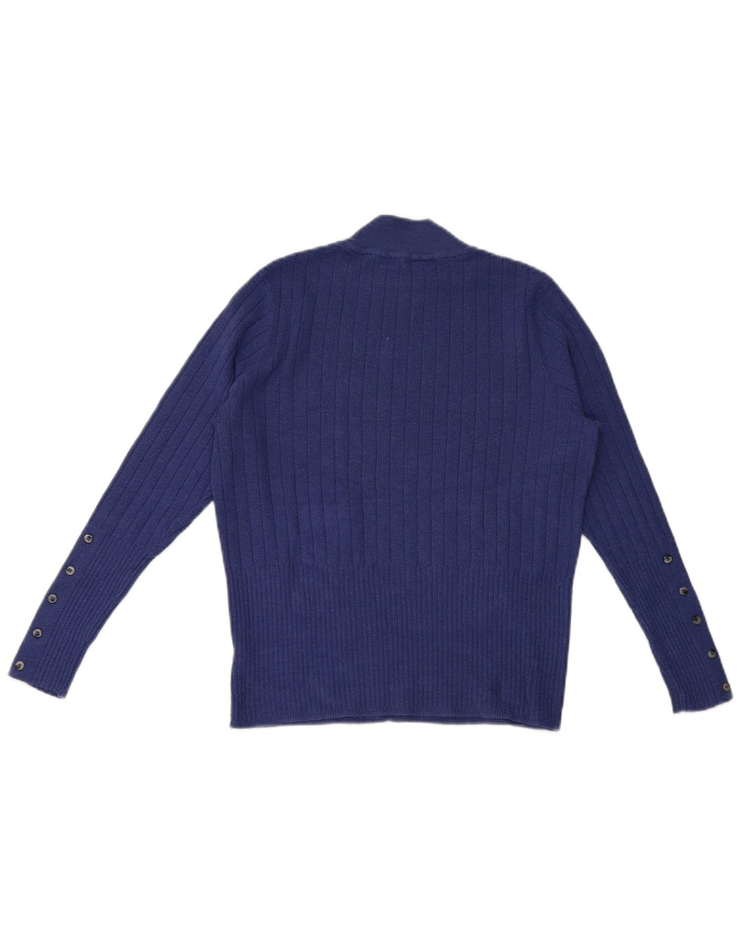 Maglione maglione a collo alto da donna Marks & Spencer UK 14 Blu medio