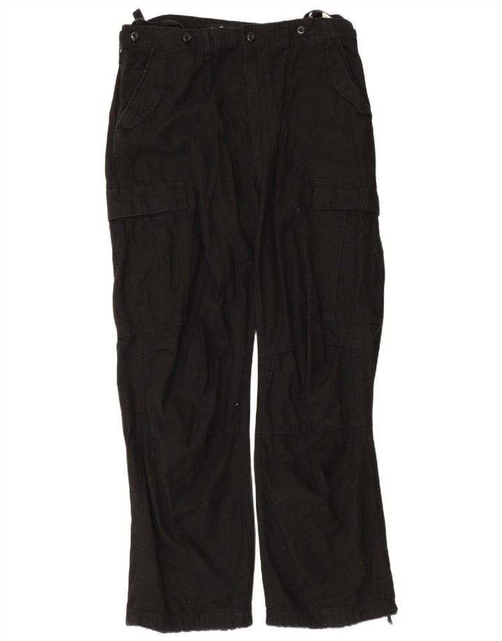Pantaloni cargo dritti da uomo Brandit 3XL W40 L32 cotone nero