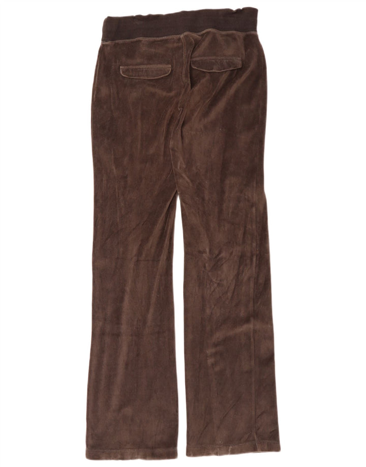 Pantaloni da tuta da donna in velluto ADIDAS EU 42 cotone marrone medio