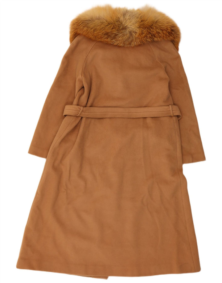 Cappotto da donna Micheli UK 14 in lana marrone medio