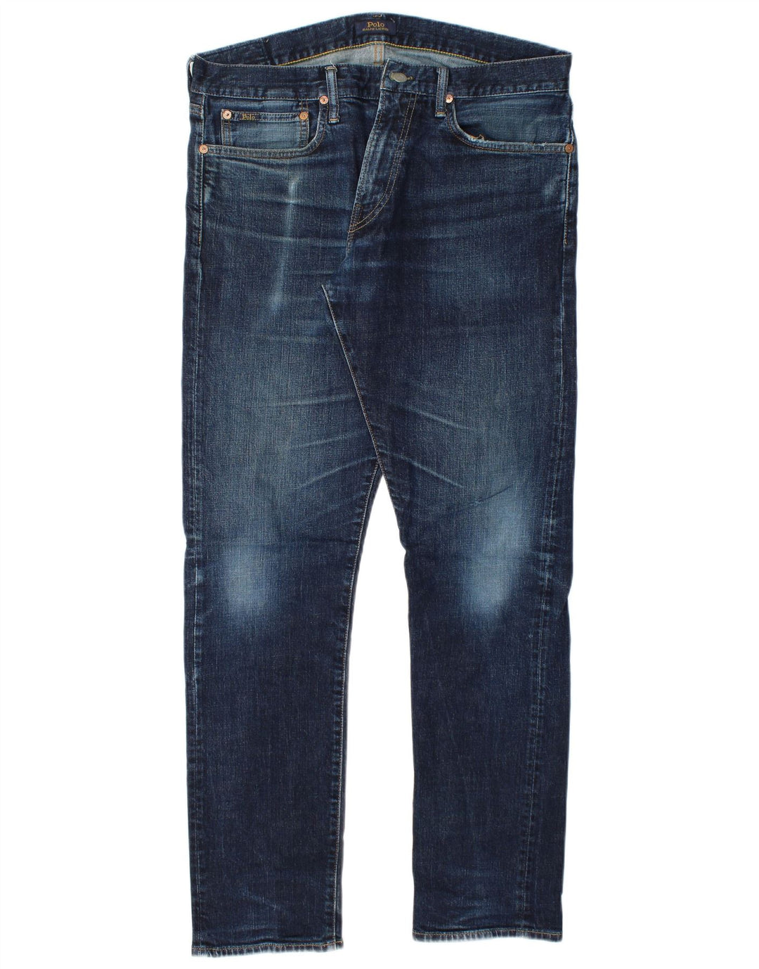 POLO RALPH LAUREN Jeans slim da uomo W34 L32 Cotone blu