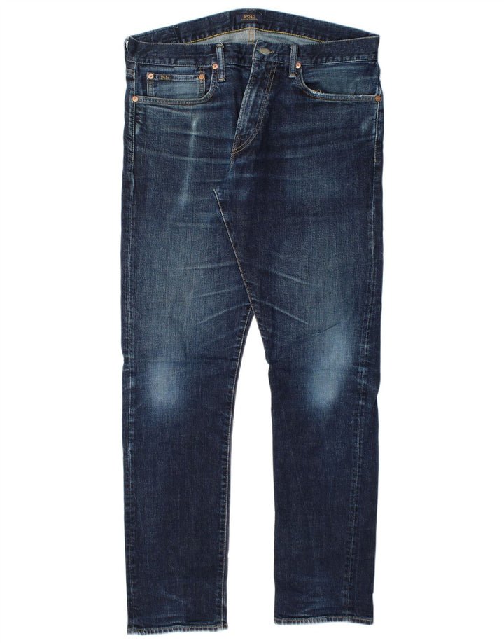 POLO RALPH LAUREN Jeans slim da uomo W34 L32 Cotone blu