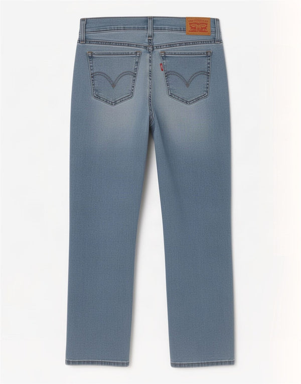 Jeans cropped da donna Levi's W25 L23 cotone blu