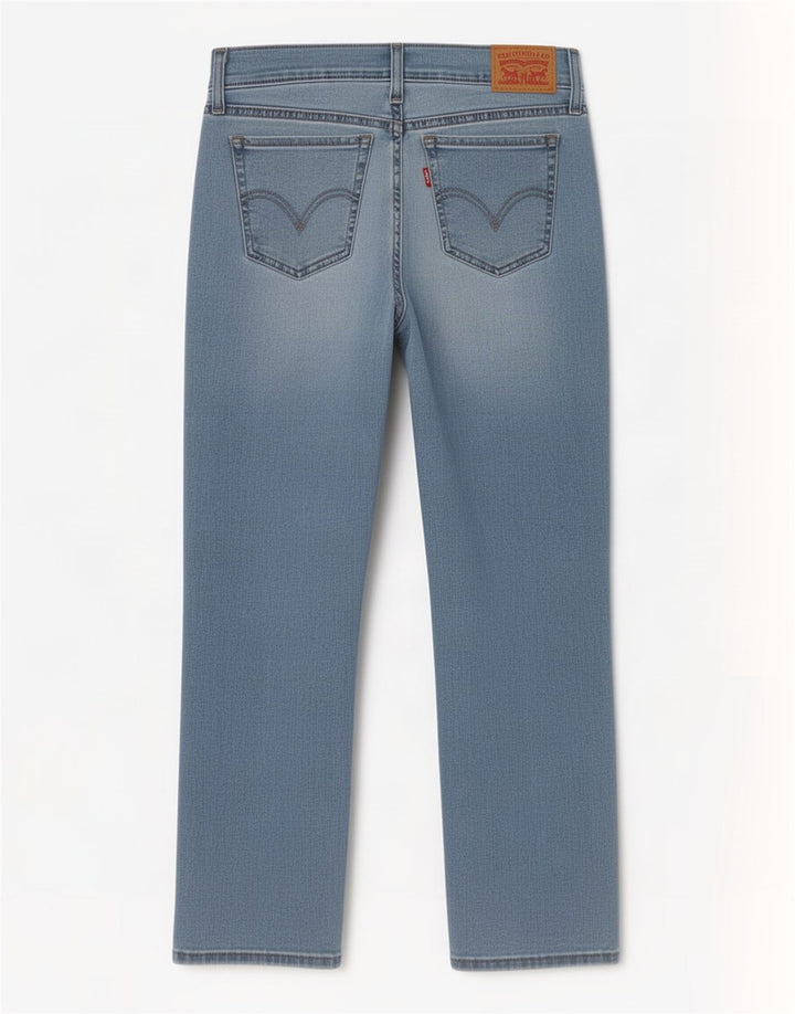 Jeans cropped da donna Levi's W25 L23 cotone blu