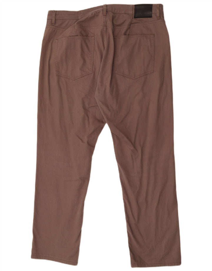 Pantaloni casual dritti slim da uomo Gant W38 L30 Marrone