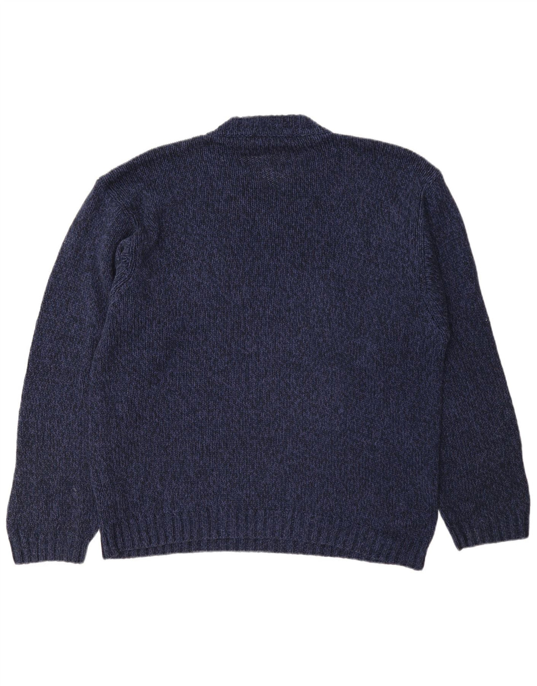 Maglione maglione con scollo a V Marks & Spencer da uomo St. Michael blu navy medio