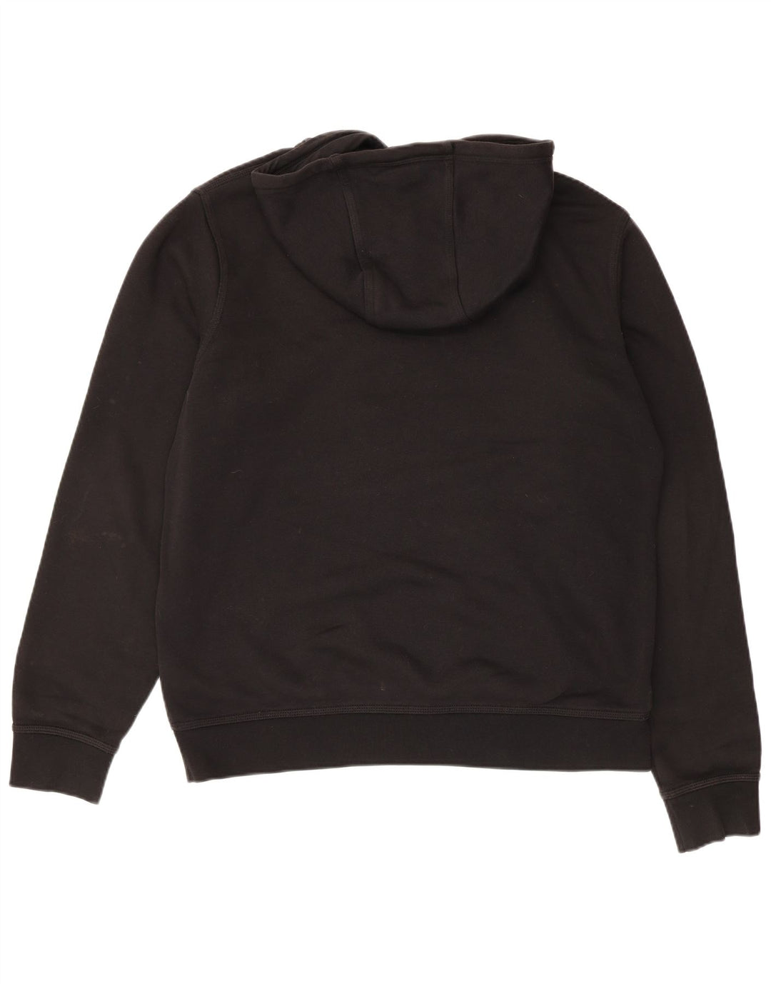 Felpa con cappuccio da uomo NIKE grande in cotone nero