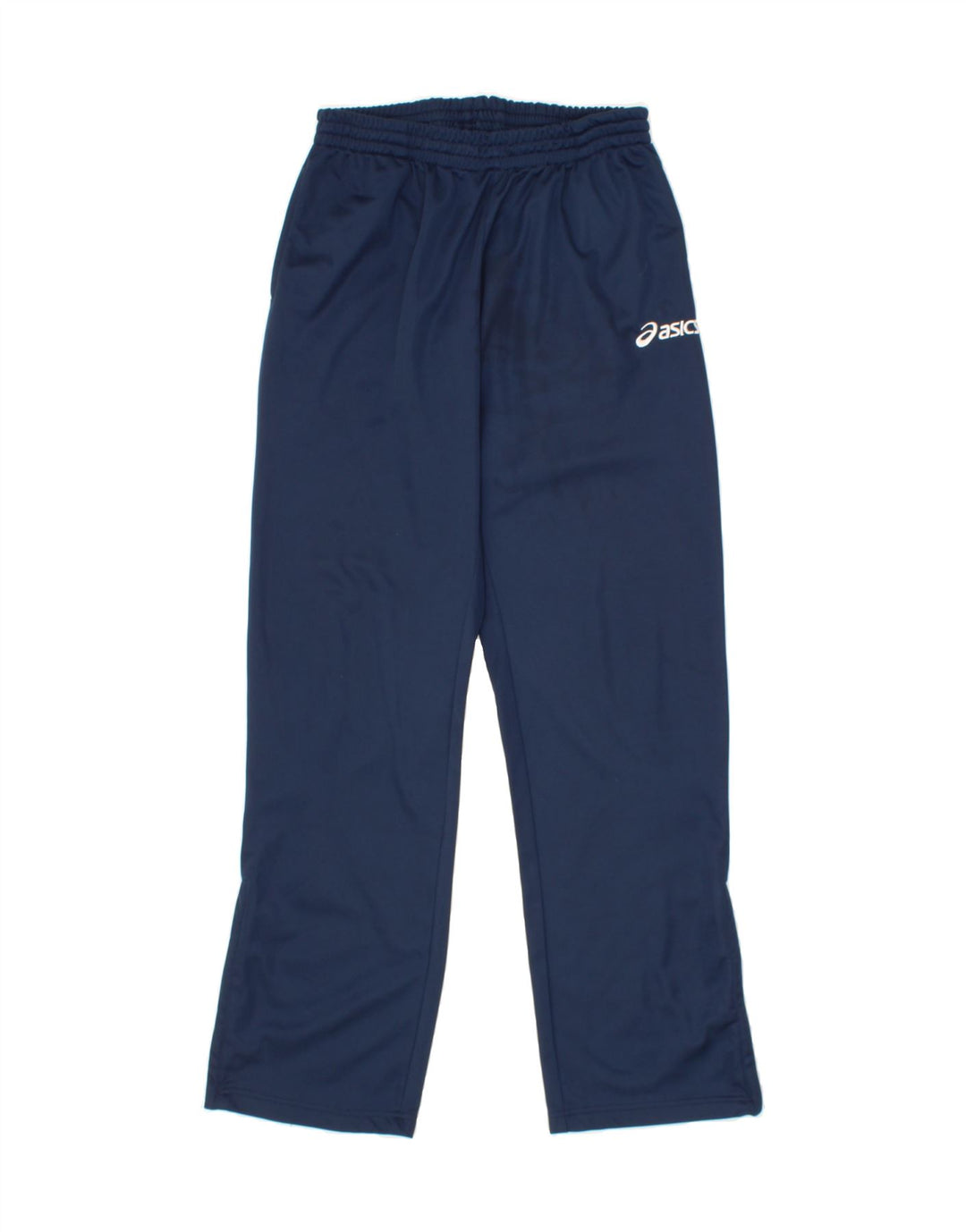 ASICS Womens Tracksuit Trousers Large  Navy Blue Polyester Vintage Asics and Second-Hand Asics from Messina Hembry 