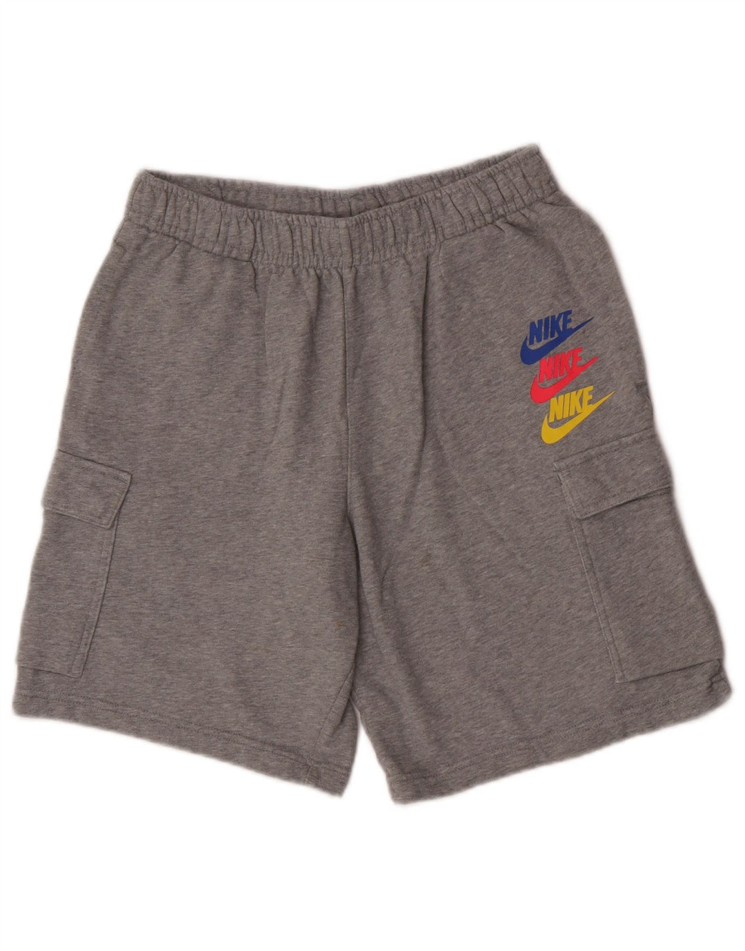 Pantaloncini sportivi Nike da uomo piccoli in cotone grigio