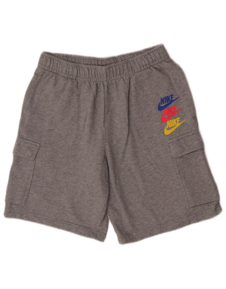 Pantaloncini sportivi Nike da uomo piccoli in cotone grigio