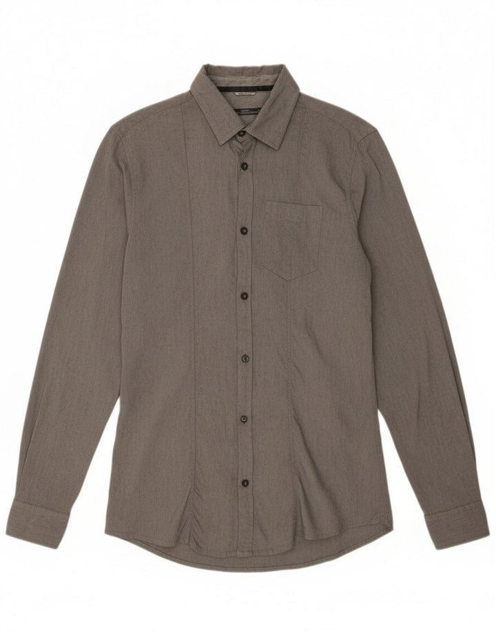 Camicia Uomo Daniele Alessandrini Large in Viscosa Grigia