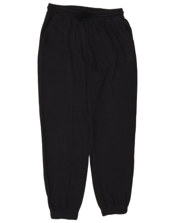 Adidas Womens Tracksuit Trousers Joggers UK 14 Medium Black Cotton