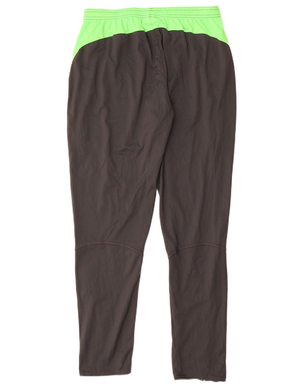 Pantaloni da tuta Nike Dri Fit da uomo, grandi, in poliestere color block grigio