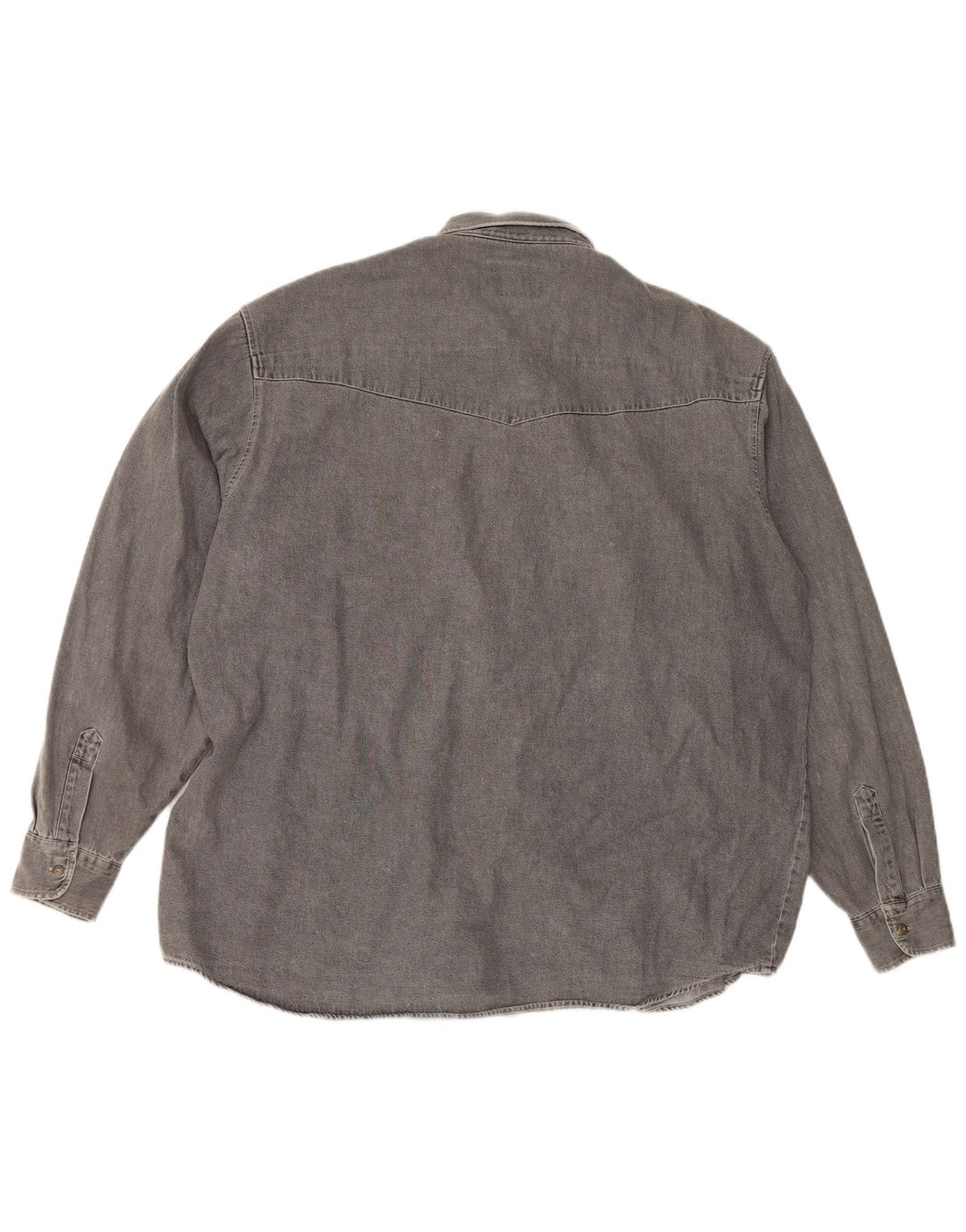 Camicia da uomo vintage XL in cotone grigio