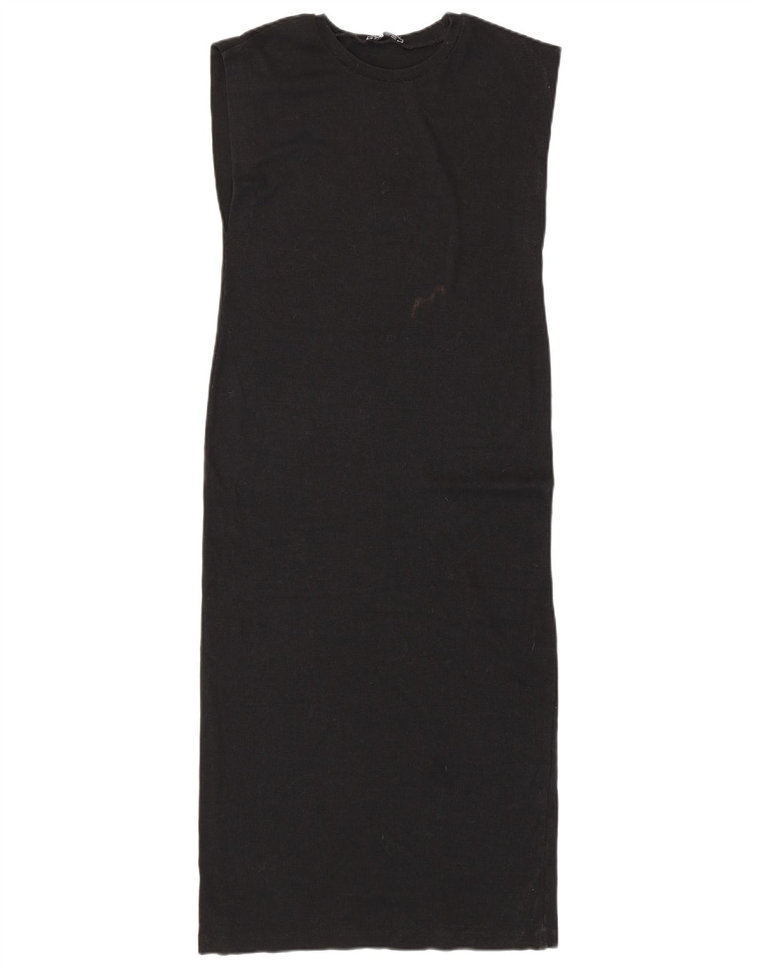 Abito a trapezio senza maniche da donna Zara UK 10 piccolo in cotone nero