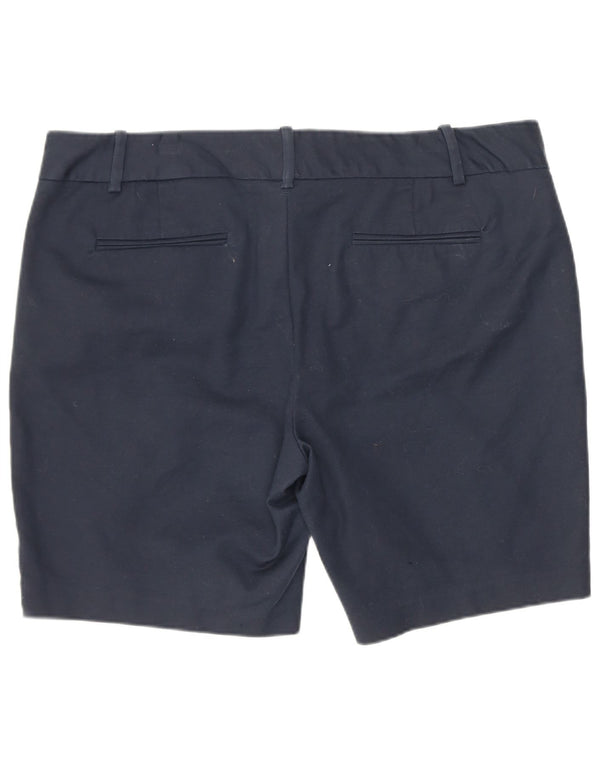 Pantaloncini chino da donna Dkny US 14 XL W36 cotone blu navy