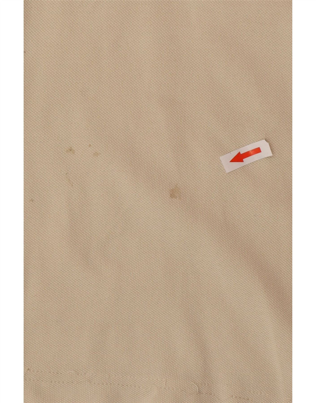 Polo Armani Jeans da uomo di colore bianco sporco medio