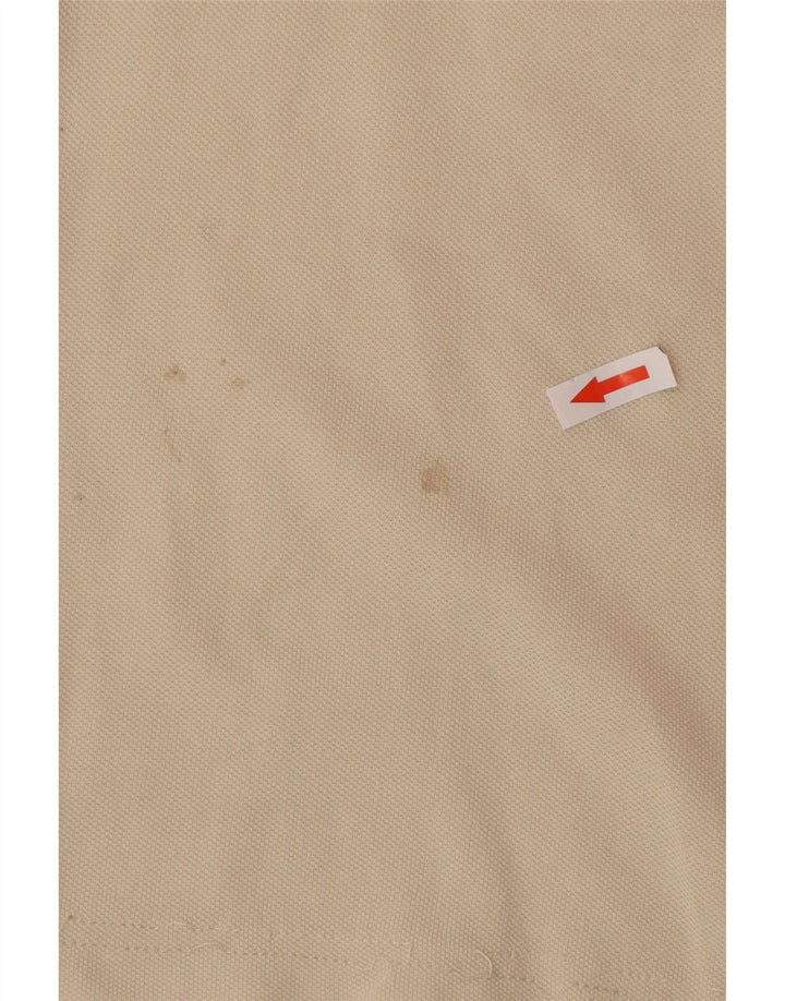 Polo Armani Jeans da uomo di colore bianco sporco medio