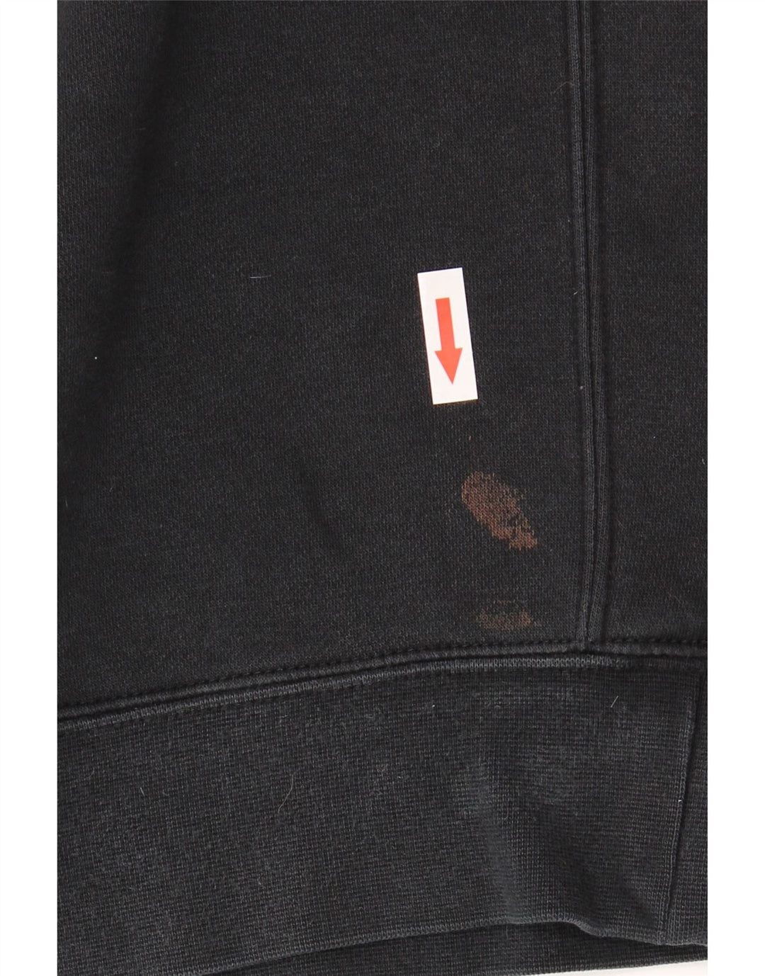 NIKE Felpa da Uomo Maglione Medio Nero in Cotone