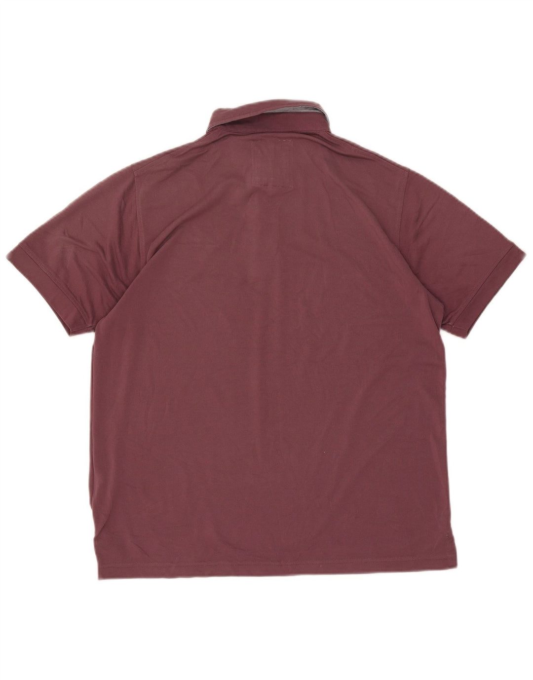 Polo da uomo Rohan grande in poliestere bordeaux