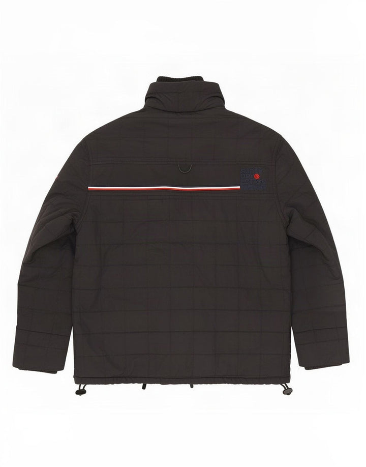 Giacca imbottita da uomo Superdry UK 38 nylon nero medio