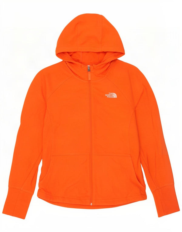 Felpa con cappuccio e zip da donna The North Face UK 16 Large in cotone arancione