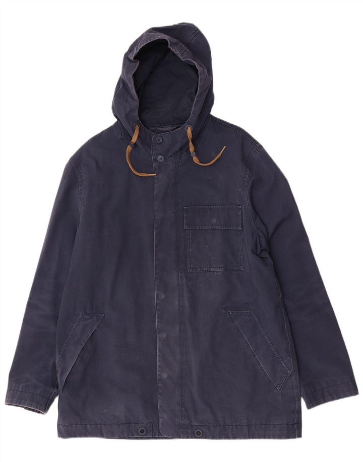 Giacca multiuso con cappuccio da uomo Seasalt Cornwall UK 38 Cotone medio blu navy