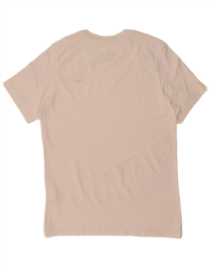 T-shirt Nike da uomo Top Small in cotone bianco