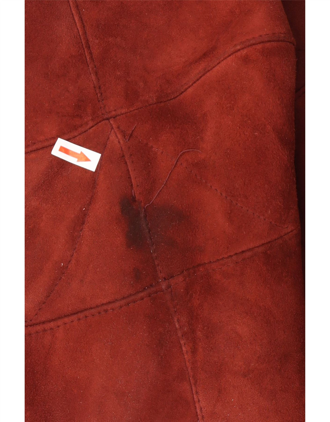 Giacca in shearling vintage da donna IT 42 Shearling medio bordeaux