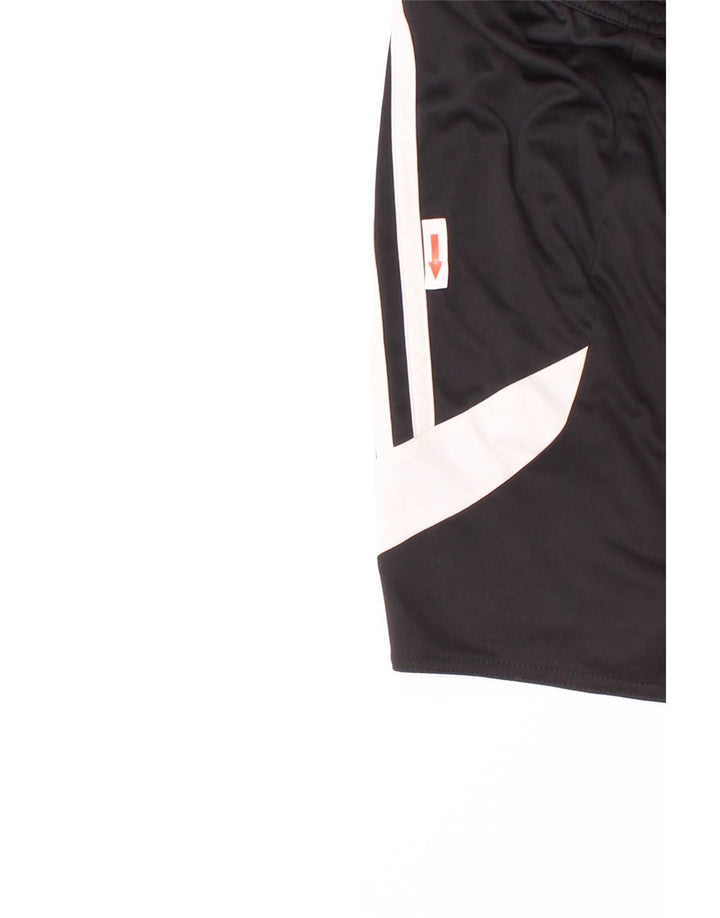 Pantaloncini sportivi Adidas da bambino 9-10 anni, colore nero medio, in poliestere color block