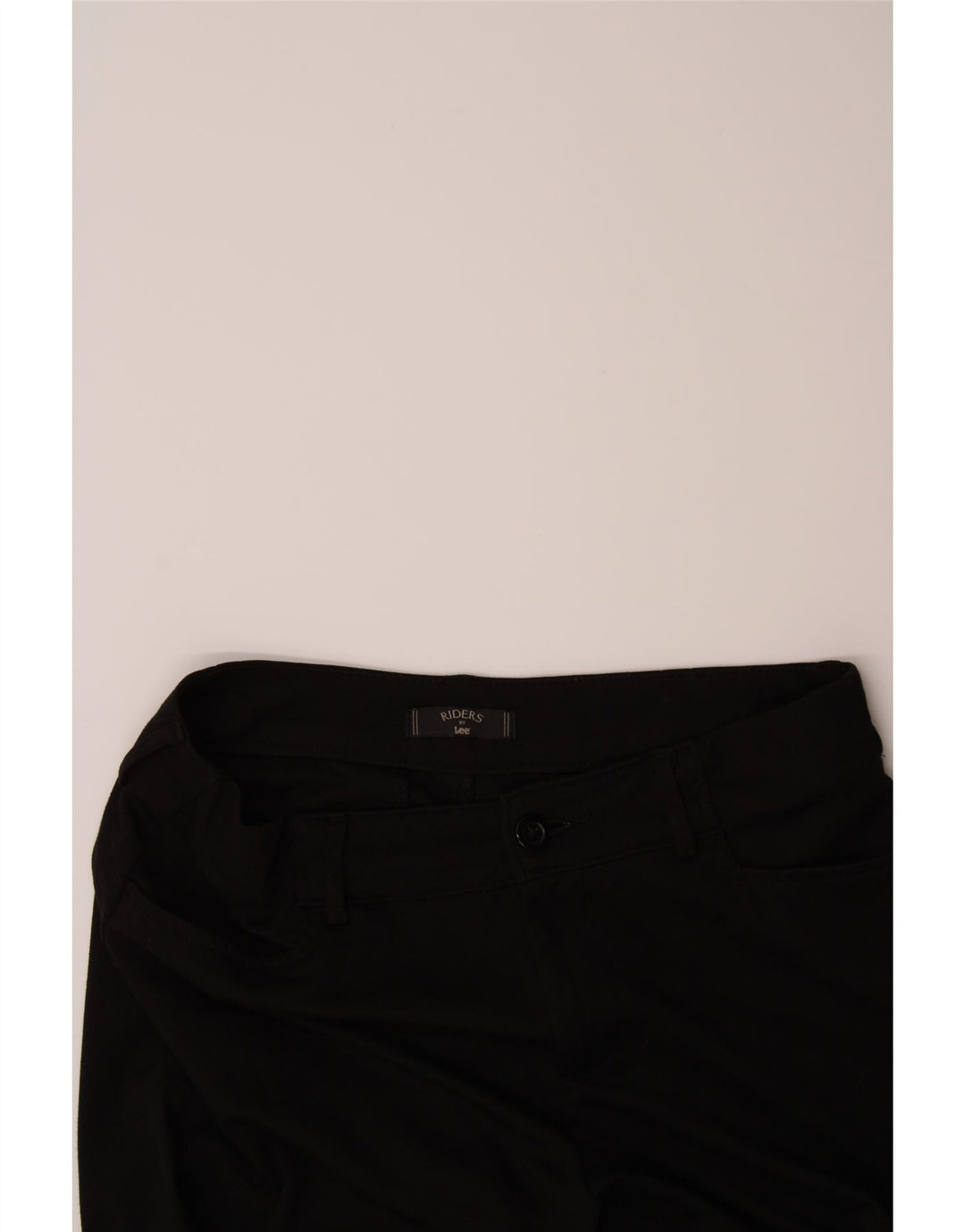 LEE Womens Riders Straight Casual Trousers W32 L29 Black Vintage Lee and Second-Hand Lee from Messina Hembry 