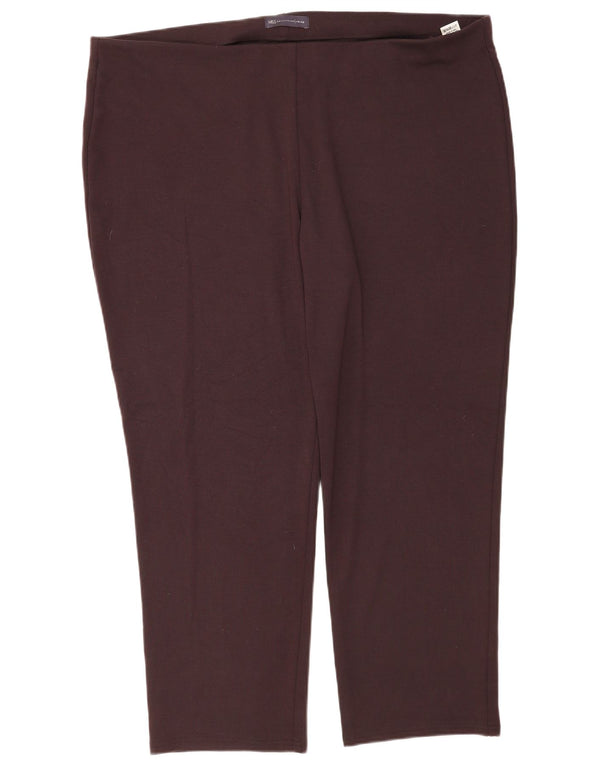 Leggings slim da donna Marks & Spencer UK 22 3XL Poliestere marrone
