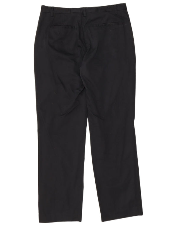 Pantaloni da abito dritti da uomo Ted Baker W34 L30 cotone nero