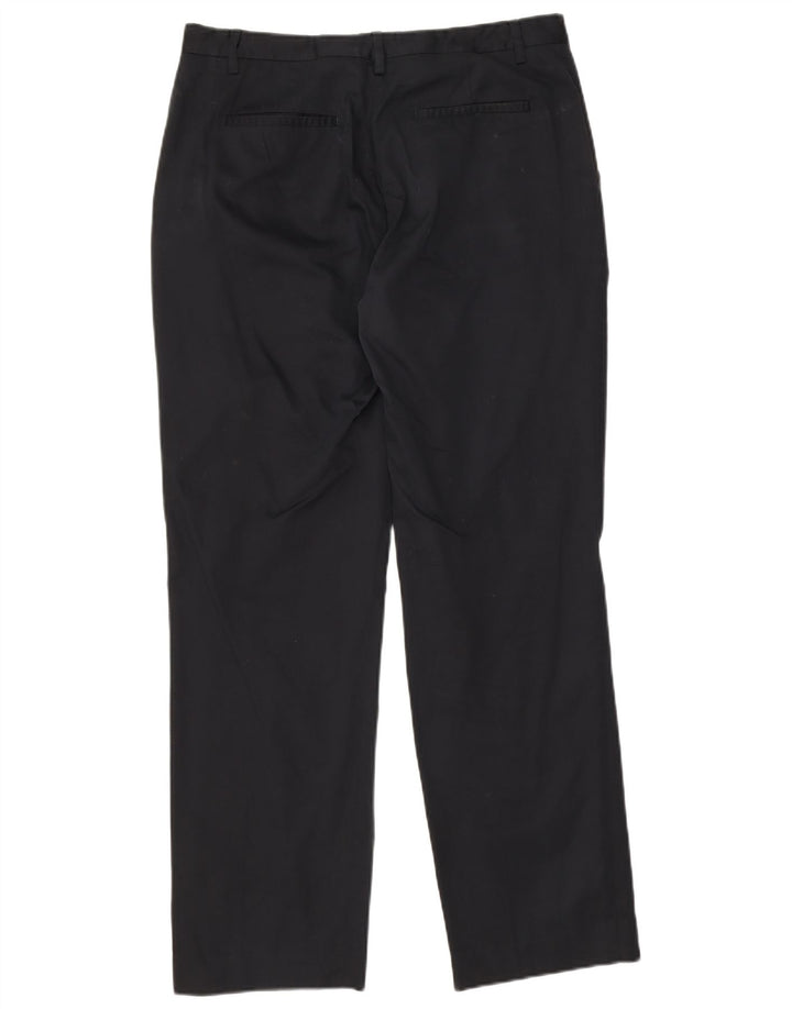 Pantaloni da abito dritti da uomo Ted Baker W34 L30 cotone nero