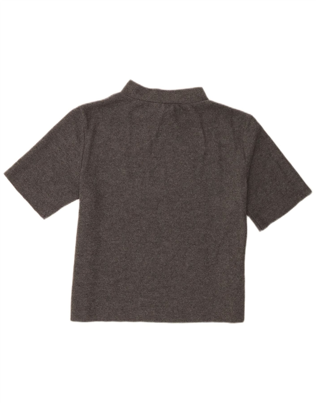 T-shirt da donna Zara Top UK 14 grande poliestere grigio