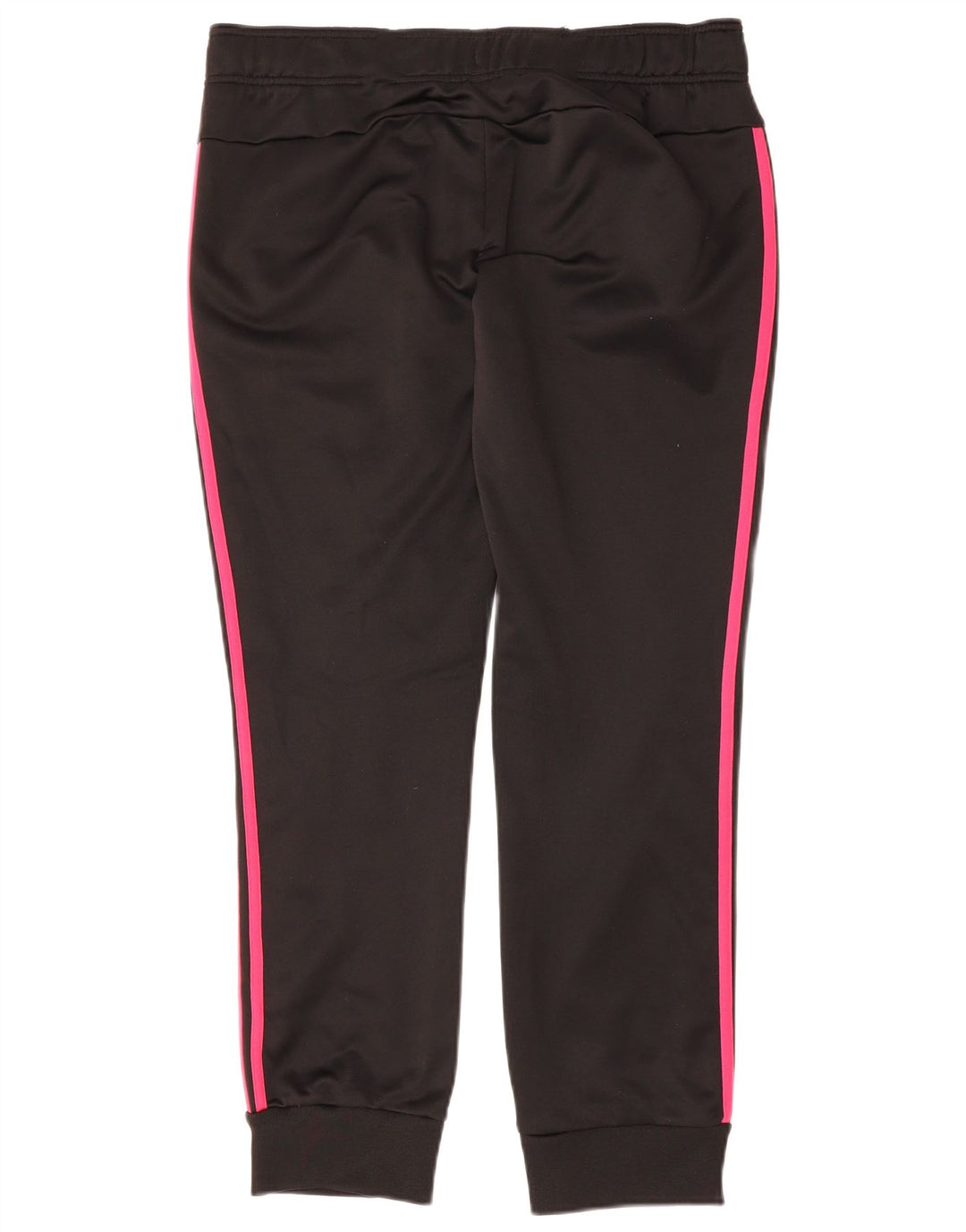ADIDAS Womens Tracksuit Trousers Joggers UK 16 Large Black Polyester