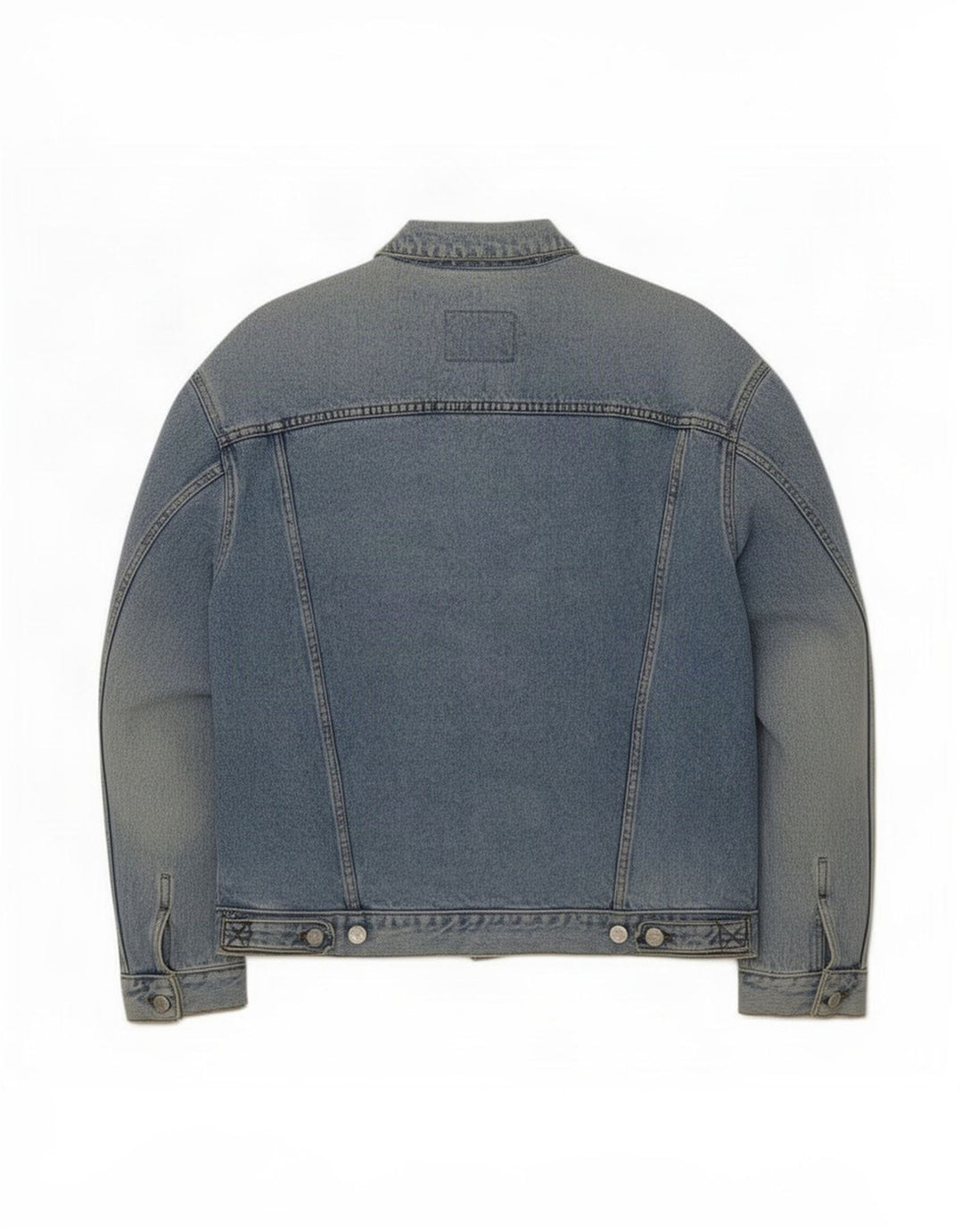 Giacca di jeans da uomo uniforme UK 40 grande blu