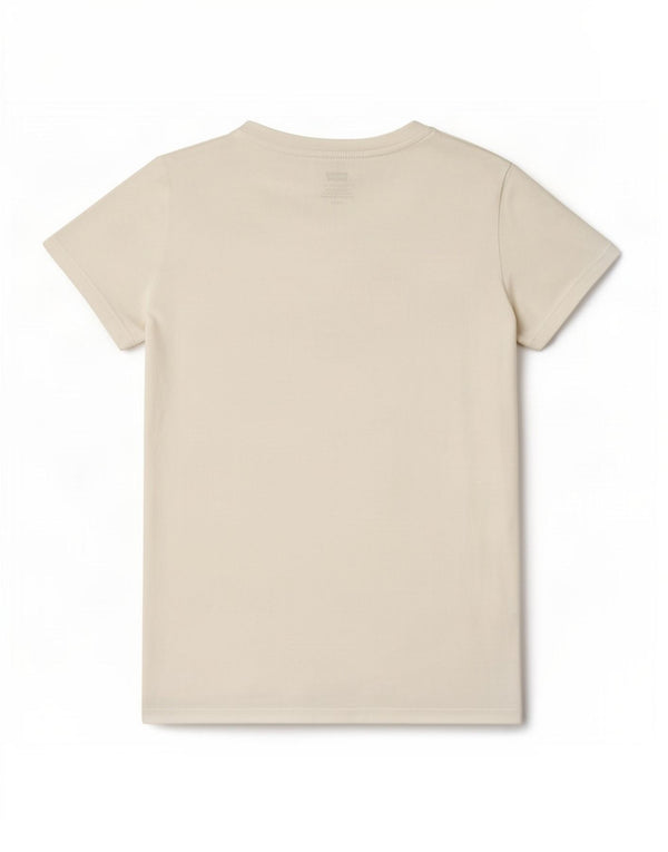 T-shirt grafica da donna Levi's Top UK 10 piccola bianca