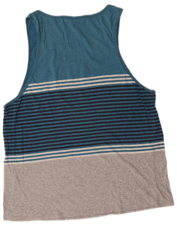 Canotta da donna Rip Curl UK 16 Cotone a righe grandi blu