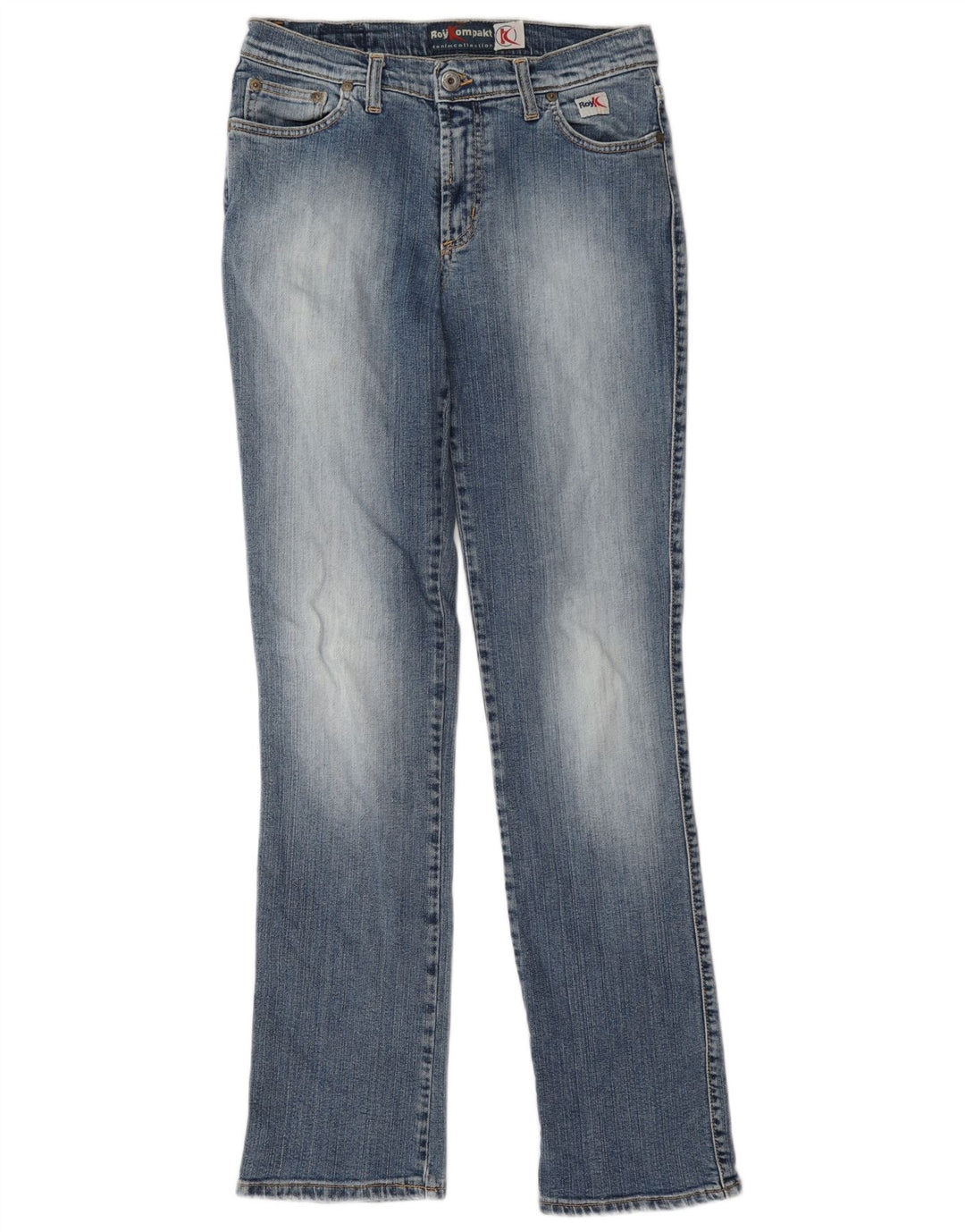 Jeans dritti da donna Roy Kompakt W30 L31 cotone blu
