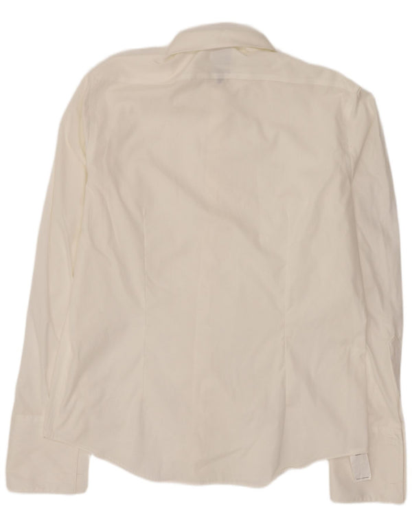Camicia formale da uomo Calvin Klein taglia 42 16 1/2 grande cotone bianco