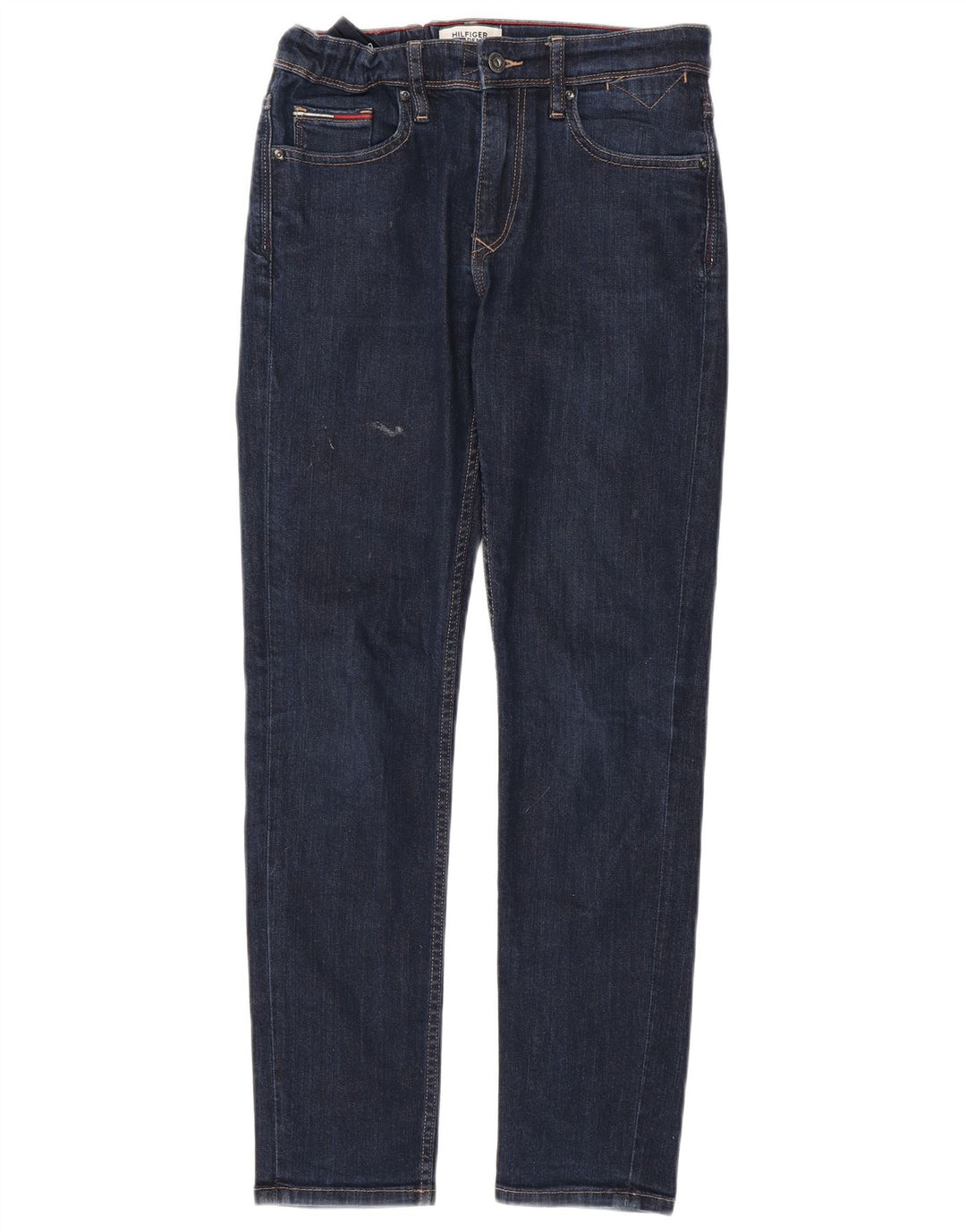 TOMMY HILFIGER Jeans slim da ragazzo 13-14 anni W26 L29 Cotone blu