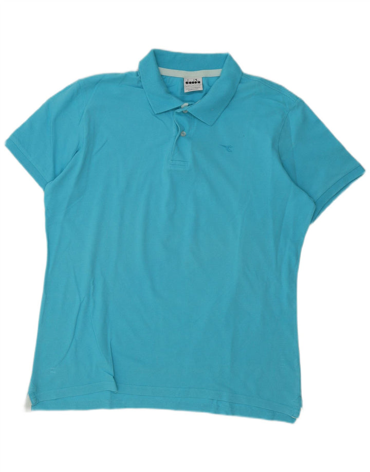 Polo Diadora Uomo XL Blu